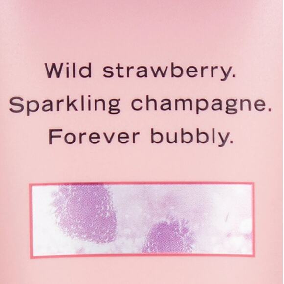 VS Victoria's Secret Strawberries & Champagne Fragrance Lotion and Mist Set NEW - Picture 2 of 6